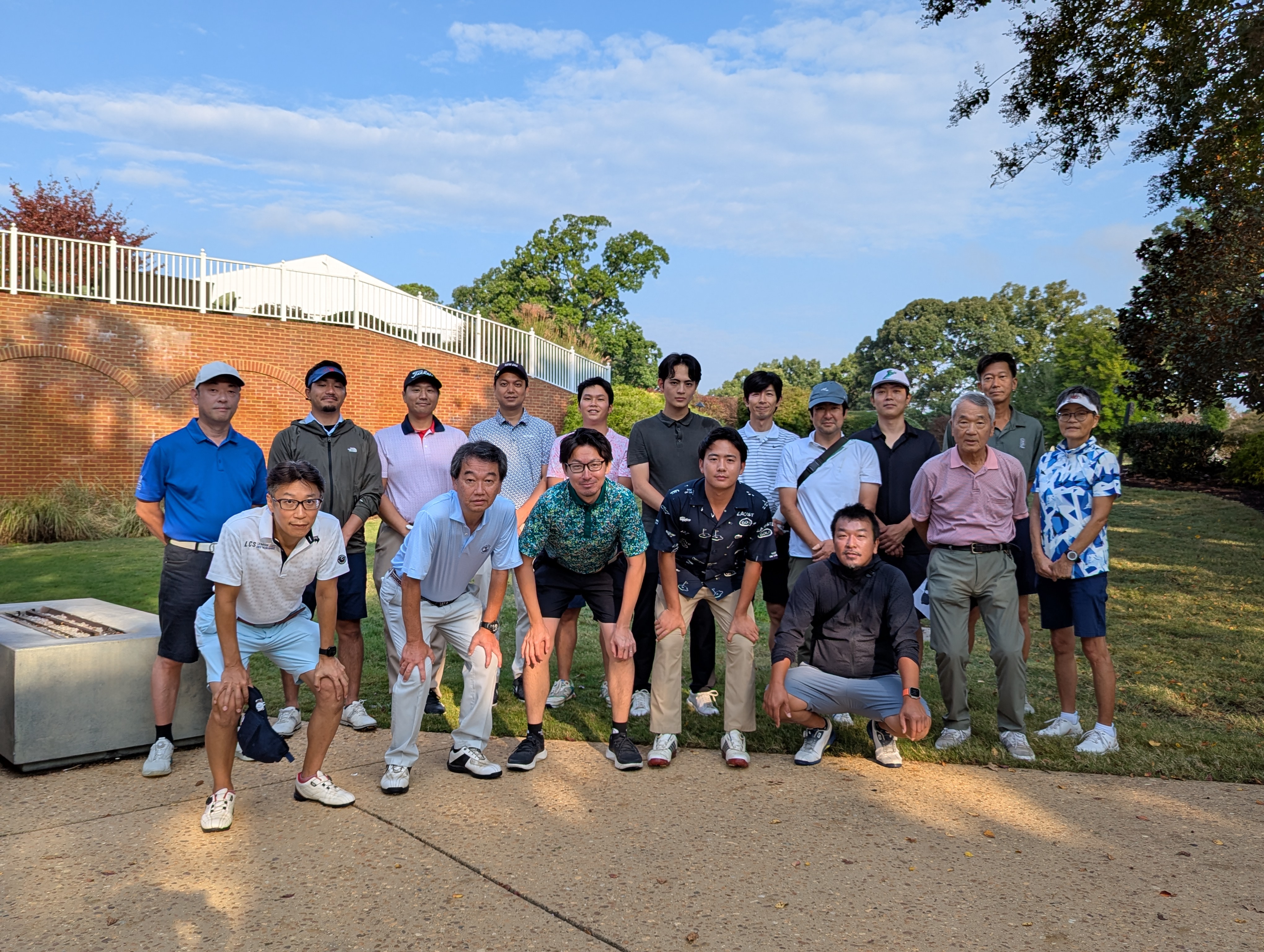Group Photo before playing