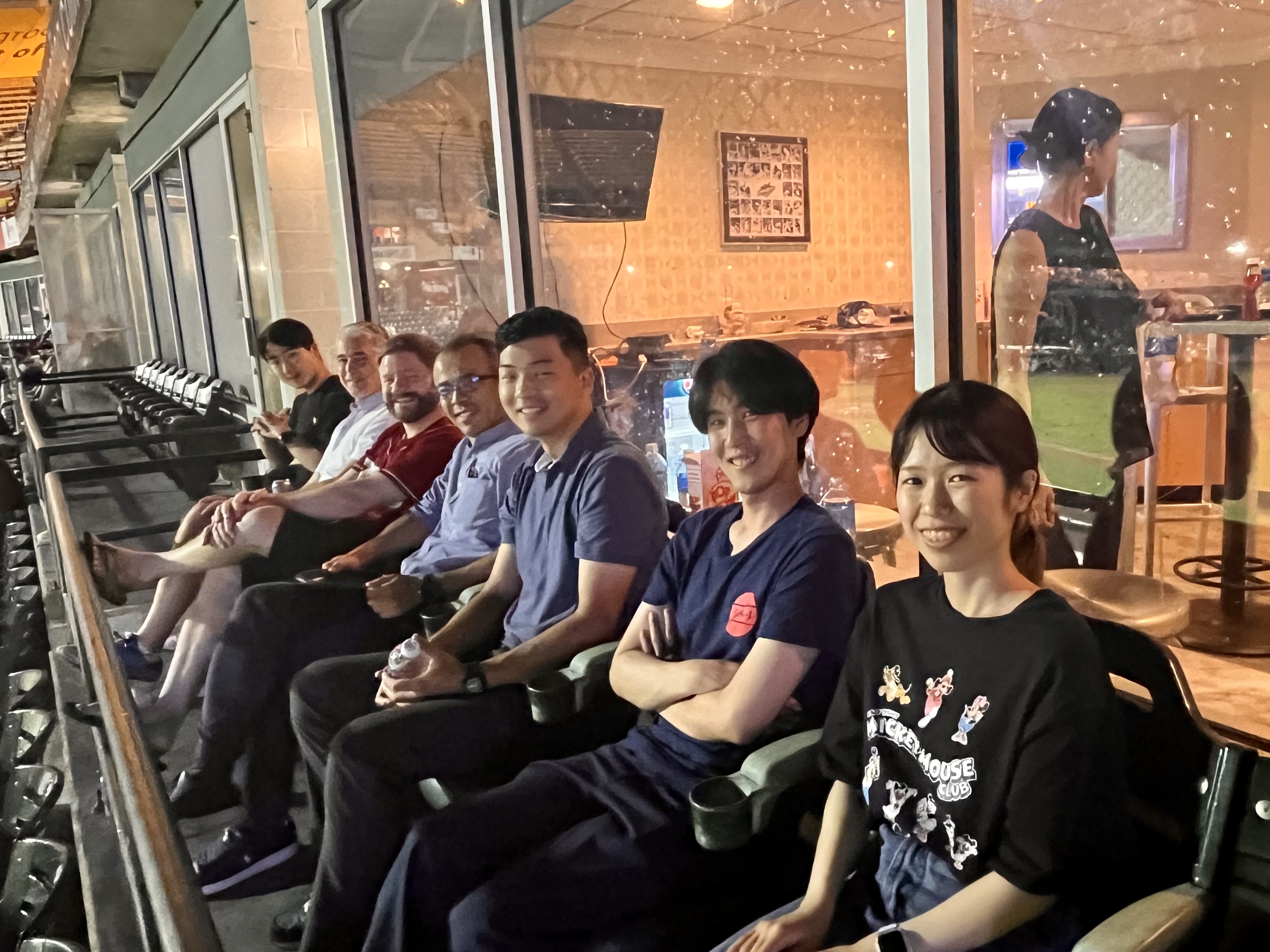 Group in Bleachers